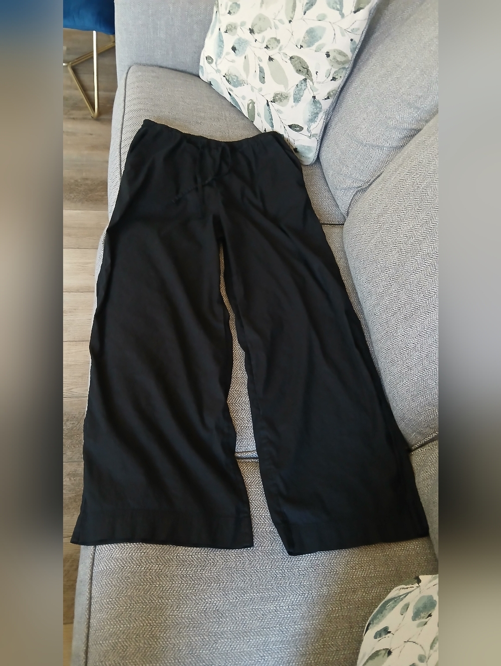 Athleta Paradise Wide Leg Pant in Black. Size S - Picture 9 of 12